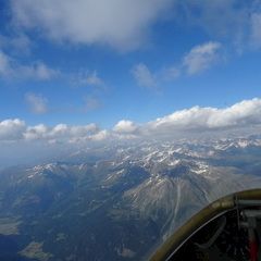Flugwegposition um 16:40:59: Aufgenommen in der Nähe von 39027 Graun im Vinschgau, Südtirol, Italien in 3494 Meter